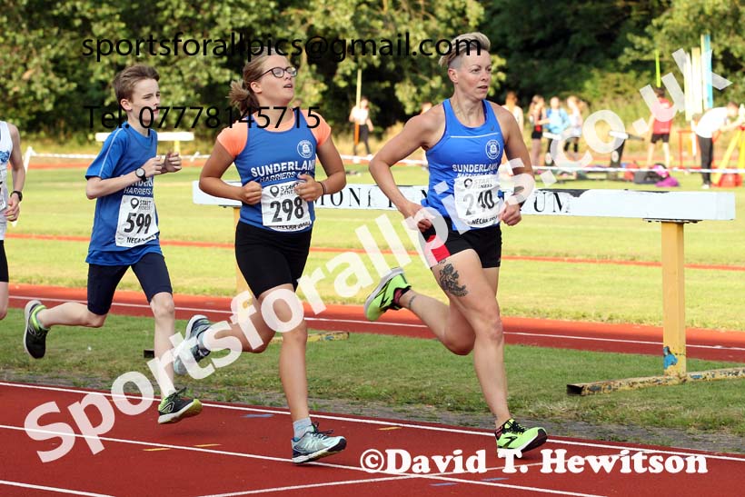 800 metres, 2021 North East Grand Prix 6, Monkton, Wednesday, August 4th. Photo: David T. Hewitson/Sports for All Pics